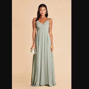 Birdy Grey - “Kaia” Chiffon Bridesmaid Dress in Sage